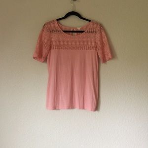 J.crew daisylace floral lace tee